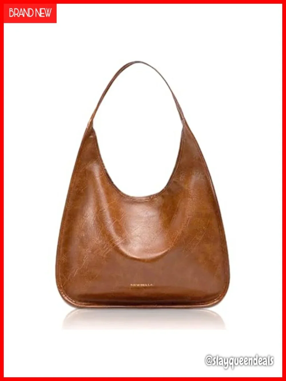Hobo Purse PU Leather Shoulder Bag Tote Work Travel